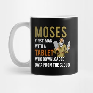 Jewish Passover Moses Tablet Data Cloud Computing Mug